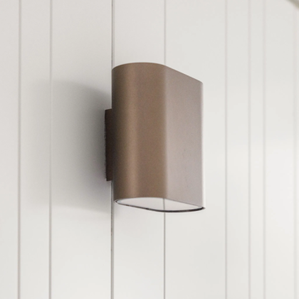 Superlight SL6492 Ovoid wall fixture in an aged bronze finish