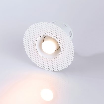 SL2182 ROUND PLASTER TRIMLESS LED DOWNLIGHT Superlight